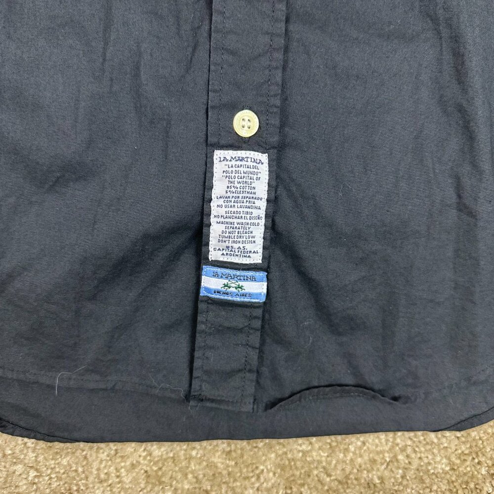 La Martina Polo Team Button shirt embroidered pony Argentina‎ - Picture 6 of 16